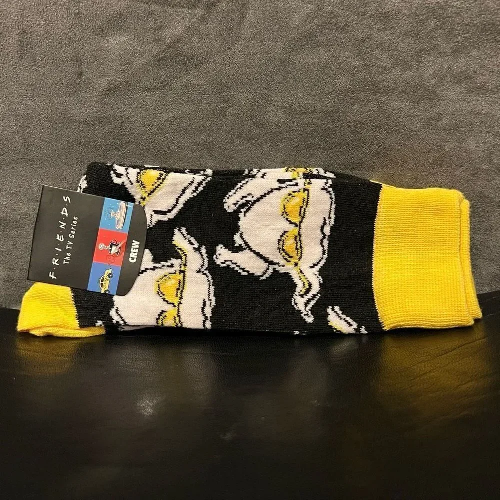 FRIENDS The TV Series Thanksgiving Turkey Bioworld Mid Calf Socks / Size 10-13